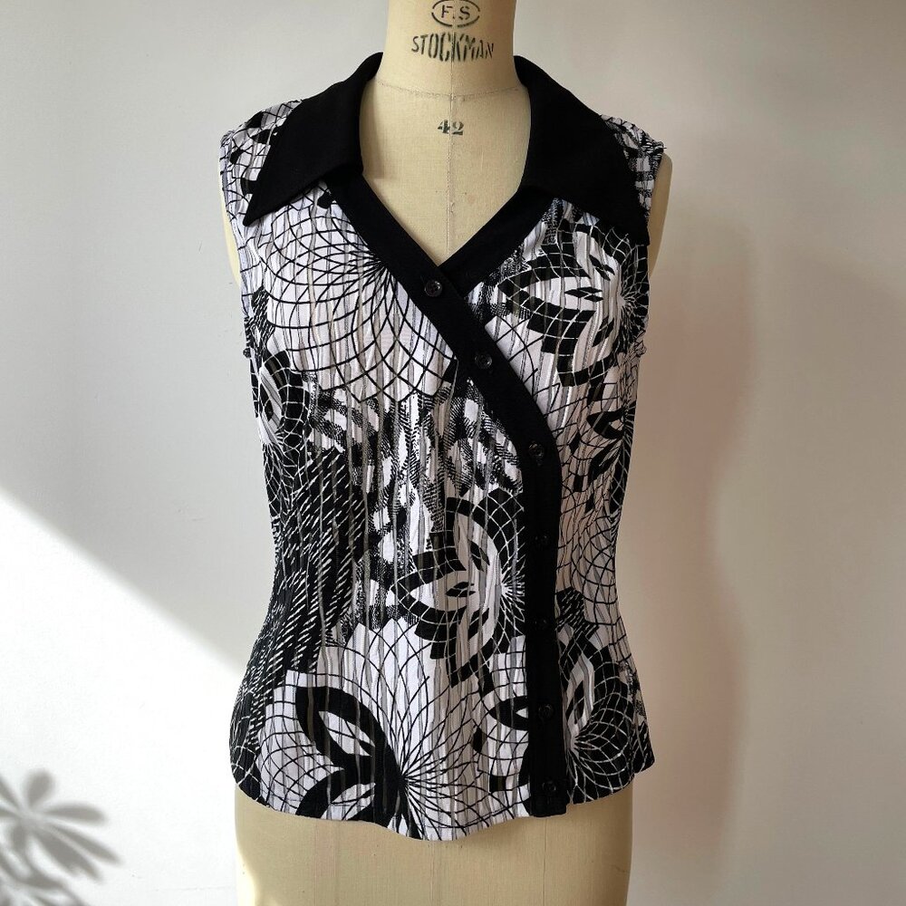 Terra Nostra Asymmetrical Tank Blouse - Made in Canada